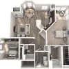 Floor plan: B5  1440 Sq. Ft. 1st Fl. With Garage & Extra Bonus Room