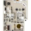 Floor plan: 2x2 Traditional