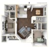 Floor plan: 2X2A