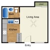 Floor plan: Studio