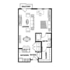 Floor plan: One Bedroom Loft