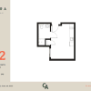Floor plan: Studio - 274 sqft