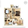 Floor plan: 2x1M BR