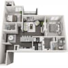 Floor plan: Glasgow- Upper
