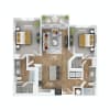 Floor plan: Crawford B3