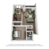 Floor plan: One Bedroom A