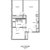Floor plan: Two Bed
