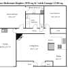 Floor plan: Two Bedroom