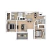 Floor plan: 2x2