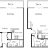 Floor plan: 0 Bed, 1 Bath A