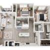 Floor plan: B7 - 2x2