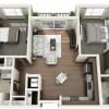 Floor plan: 2 Bed B