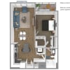 Floor plan: AM15-D2-715