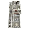 Floor plan: 2 Bedroom with Den
