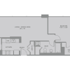 Floor plan: 1 Bed/1 Bath-A17