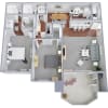 Floor plan: B3-R