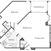 Floor plan: 2 Bedrooms B