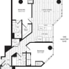 Floor plan: Two Bedroom | 1009