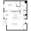 Floor plan: 1X1A