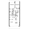 Floor plan: Two Bedroom, Two Bathroom 