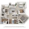 Floor plan: Clarendon 2B2B