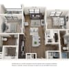 Floor plan: B1HC-60%