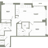 Floor plan: 2 Bed/2 Bath-B1