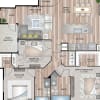 Floor plan: Three Bedroom Designer Courtyard with Garage