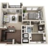 Floor plan: One Bedroom