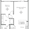 Floor plan: A 5 1Bed/1