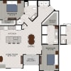 Floor plan: 2x2