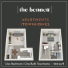 Floor plan: 1Bed1Bath Townhome