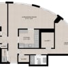 Floor plan: 2-BR/2.5BA