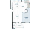 Floor plan: A4 - 762 Sq.Ft