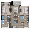 Floor plan: 2+2D