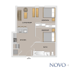Floor plan: 2Bedroom/1Bath