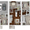 Floor plan: Four Bedroom