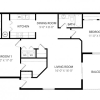 Floor plan: 2x2