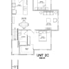 Floor plan: 2 Bedroom (2C)