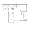 Floor plan: Two Bedroom Two Bath (1120 SF)