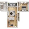 Floor plan: Apartment Type 1a