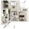Floor plan: 1x1