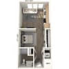 Floor plan: S1-529sf-FinishIII