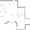 Floor plan: 2 Bed/2 Bath-G