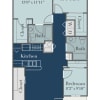 Floor plan: 3Bed/2Bath Dn Mkt