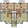 Floor plan: 2 Bed 2 Bath Traditional Apartment WAITLIST- 767 SQFT