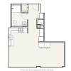 Floor plan: Convertible Studio