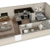 Floor plan: Studio Haven Overlook