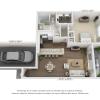 Floor plan: The Hawthorne 1x1