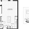 Floor plan: 1 Bed/1 Bath-F_A01A_B